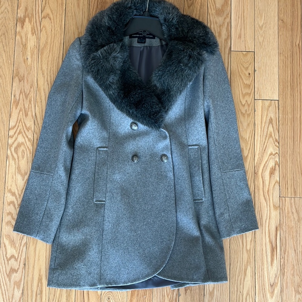 French connection Grey wool blend jacket